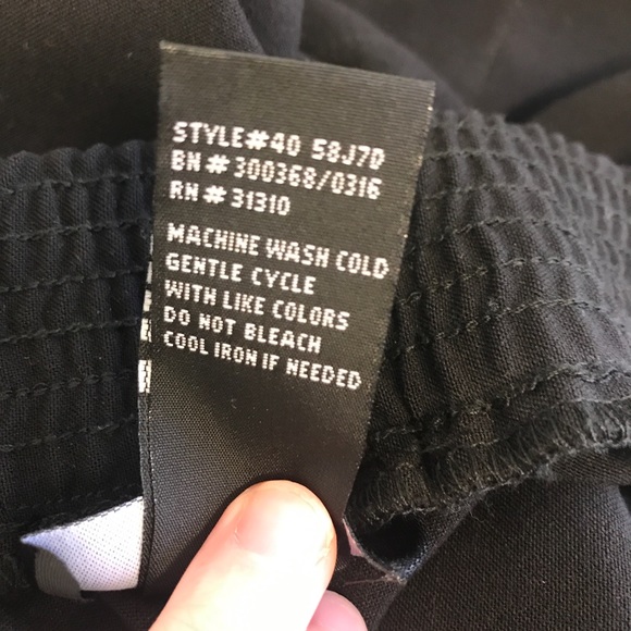 BY & BY Black Scalloped Shorts - Picture 7 of 7